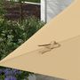 Voir la diapositive 4 : OUTSUNNY Parasol déporté carré pivotant 360° manivelle dim. 2,97L x 2,97l x 2,64H m alu. polyester kaki