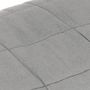 Voir la diapositive 4 : VIDAXL Couverture lestee Gris 135x200 cm 10 kg Tissu