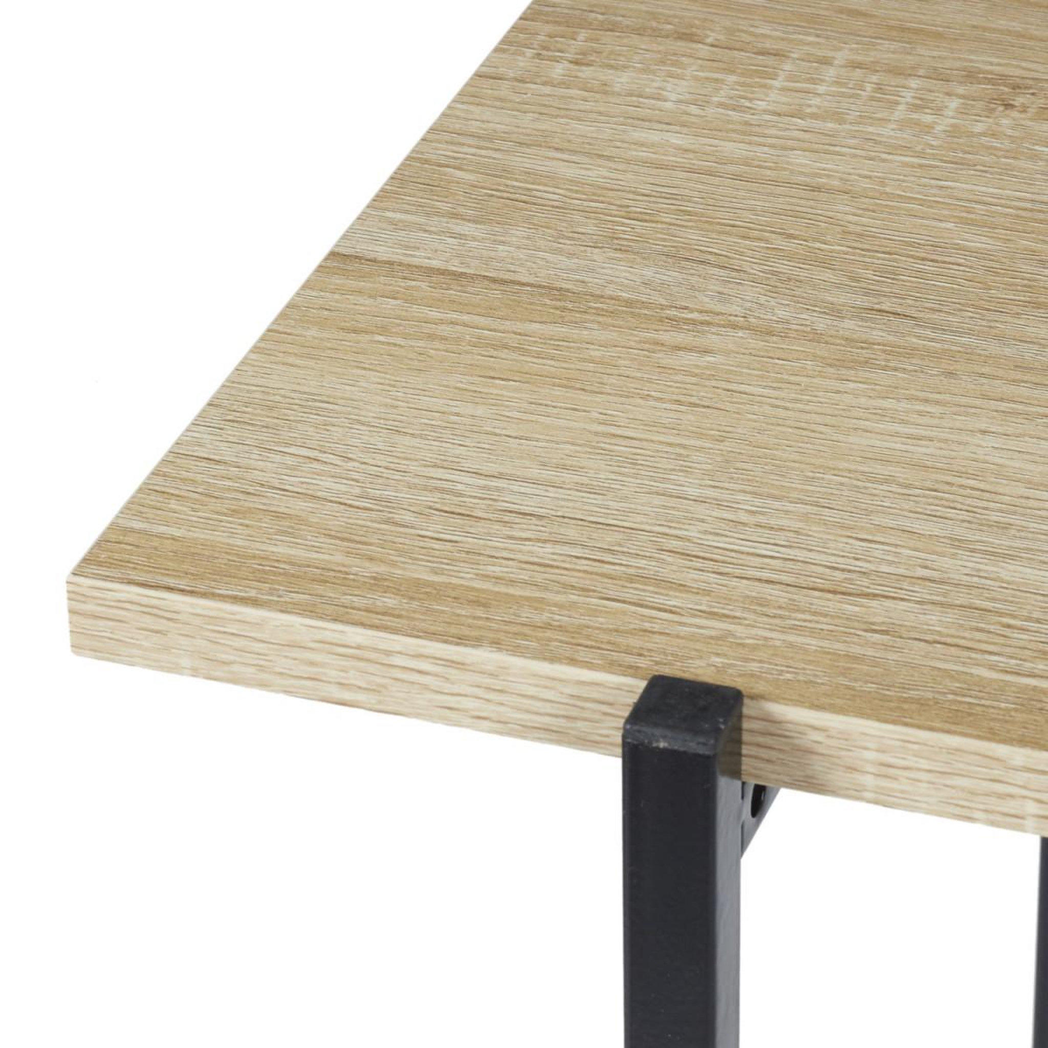 Voir la diapositive 4 : The Home Deco Factory Console Design  Loka  82cm Naturel