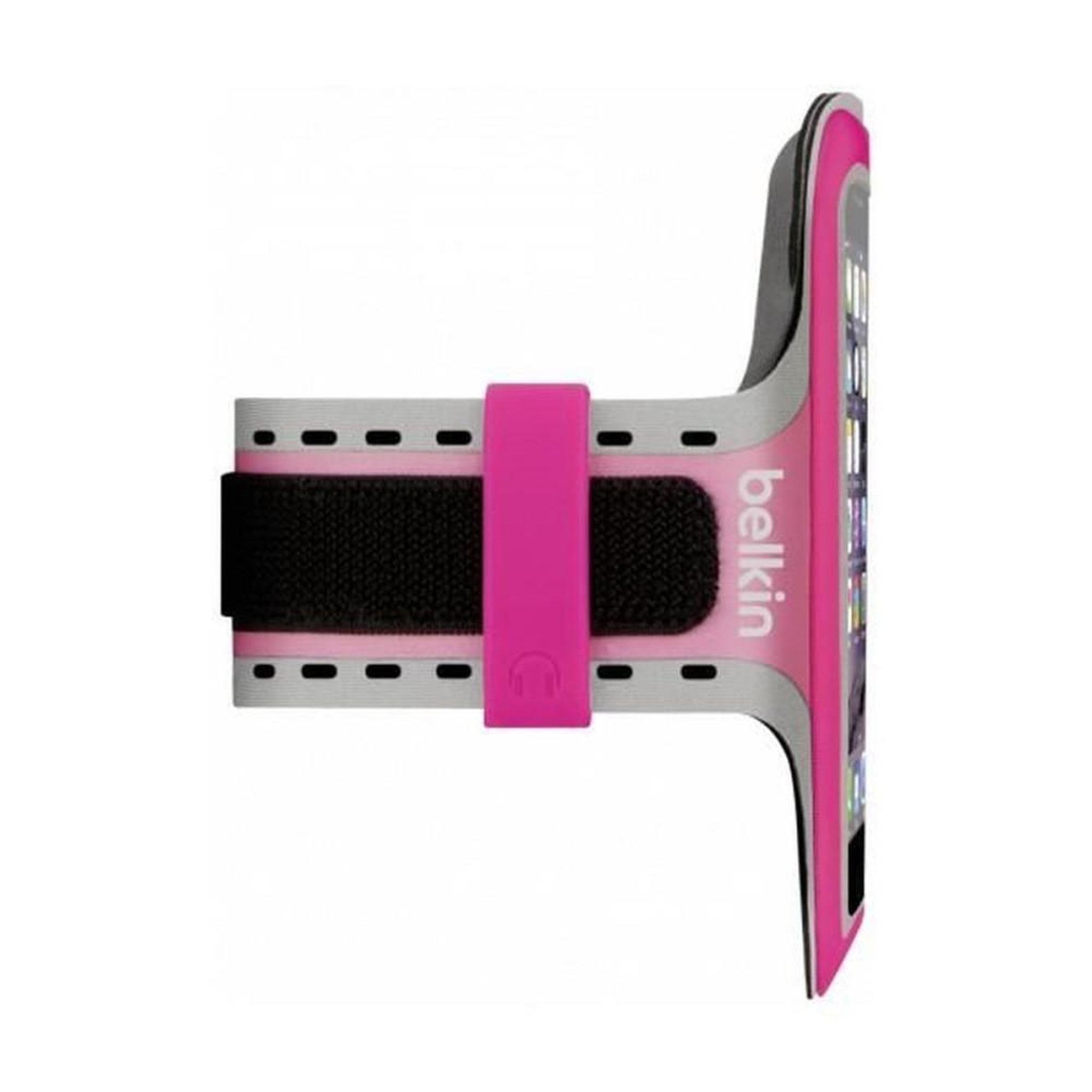 Voir la diapositive 2 : Belkin Brassard téléphone Slim Fit Plus fuchsia pour Apple iPhone 6/7 avec protection d'écran transparente et bandes réfléchissantes