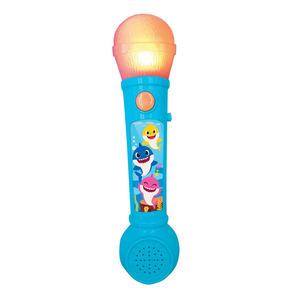 Lexibook Microphone Lumineux avec Mélodies et Effets Sonores Baby Shark