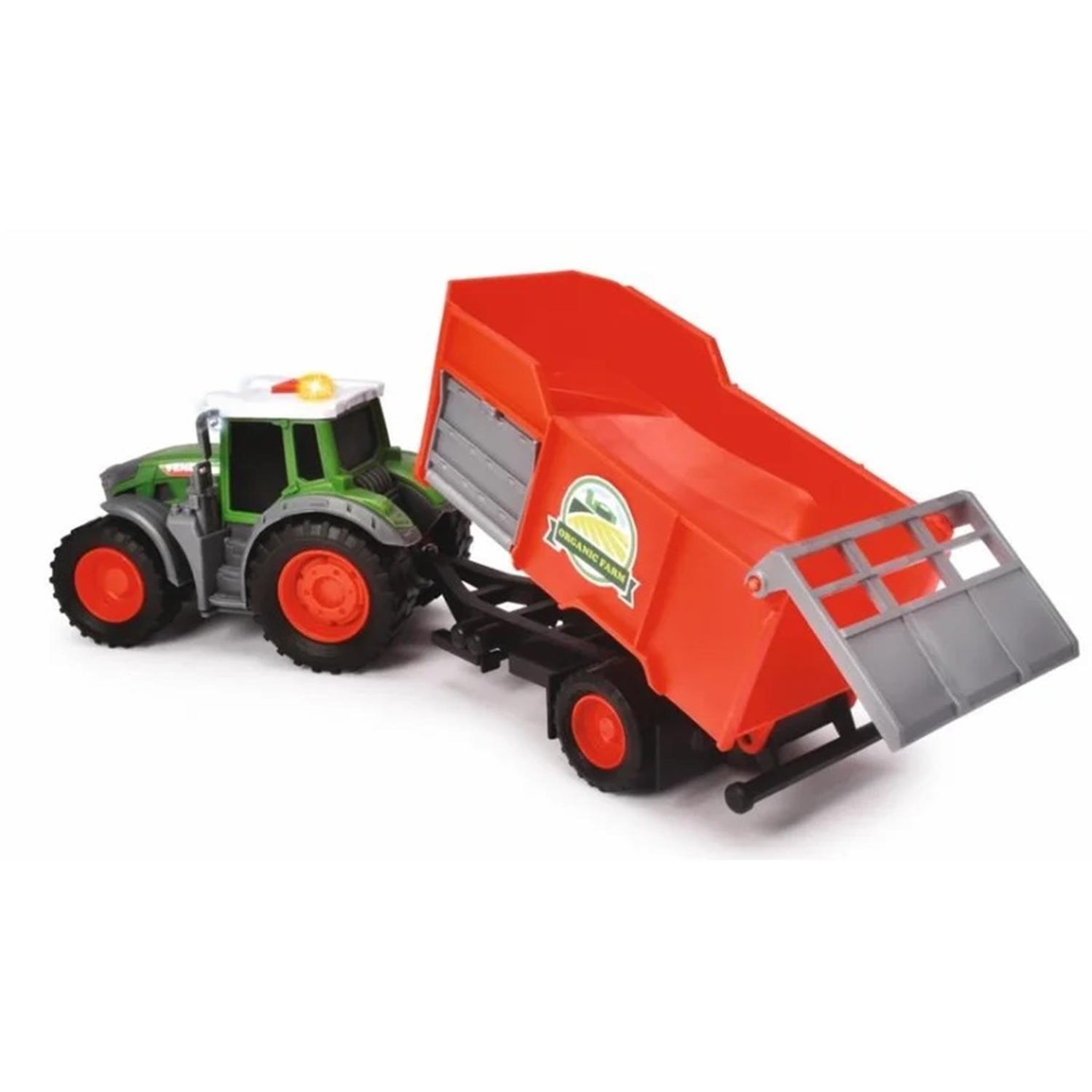 Voir la diapositive 4 : Dickie Toys Tracteur avec remorque Fendt Farm Trailer