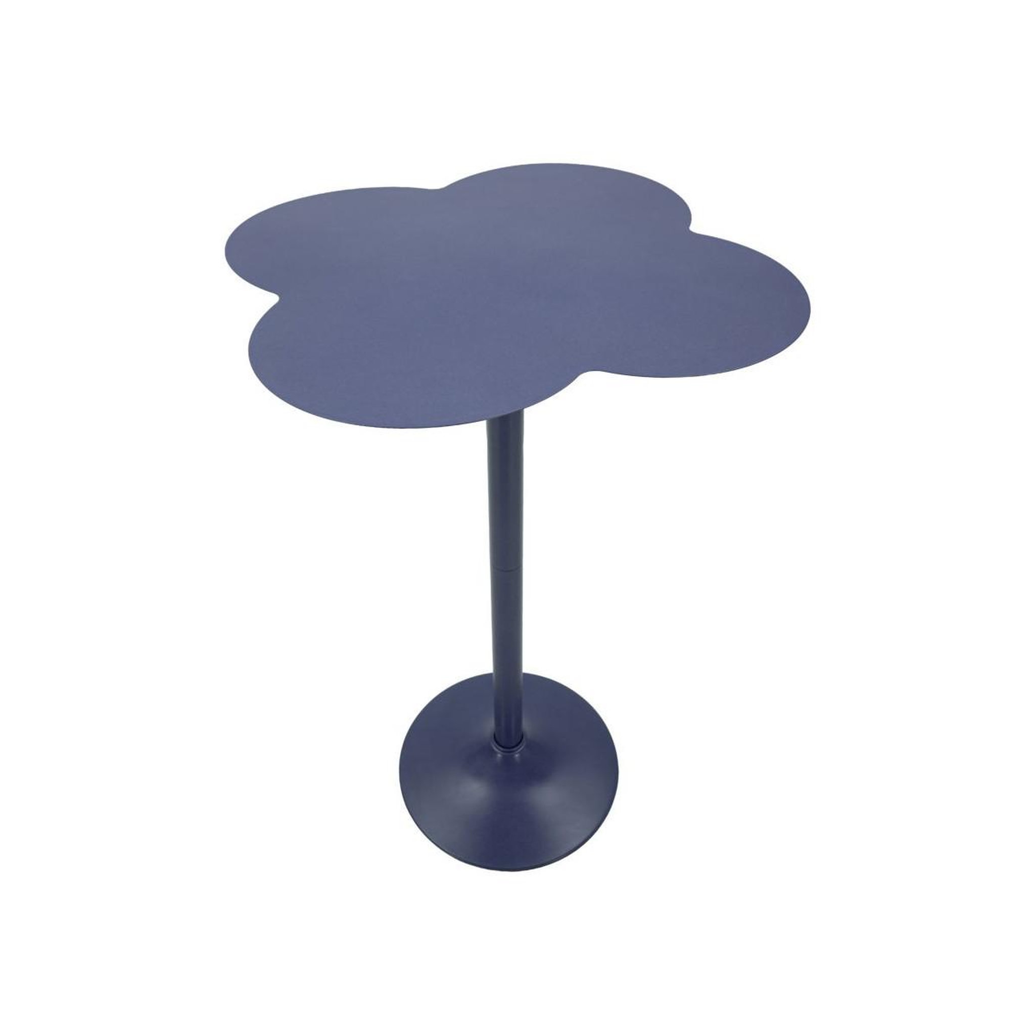 Voir la diapositive 2 : Paris Prix Table de bar en métal  clox  103cm bleu