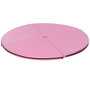 Voir la diapositive 1 : HOMCOM Tapis de pole dance pliable - pole dance mat - tapis de protection Ø 150 cm épaisseur 5 cm - revêtement PVC rose