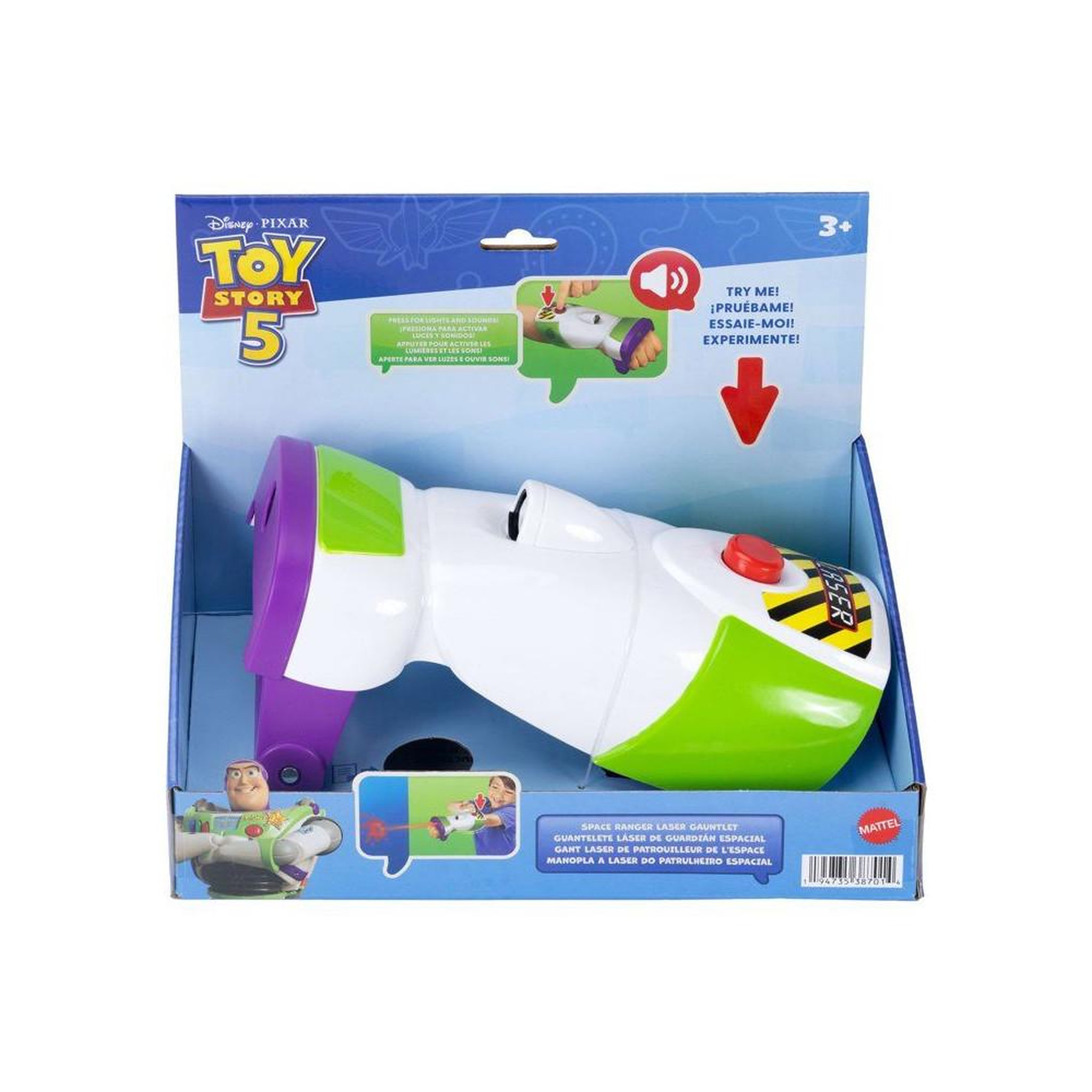Voir la diapositive 6 : PIXAR Disney pixar toy story gant laser de buzz l'éclair, effets lumineux et sonores