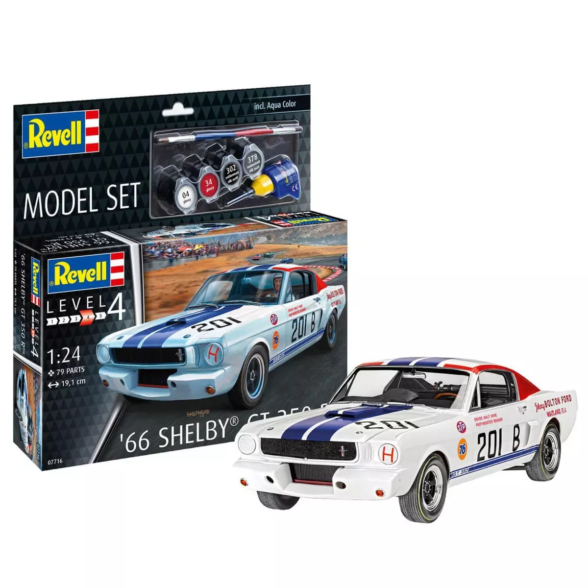 Revell Maquette voiture : Model Set : 1966 Shelby GT 350 R
