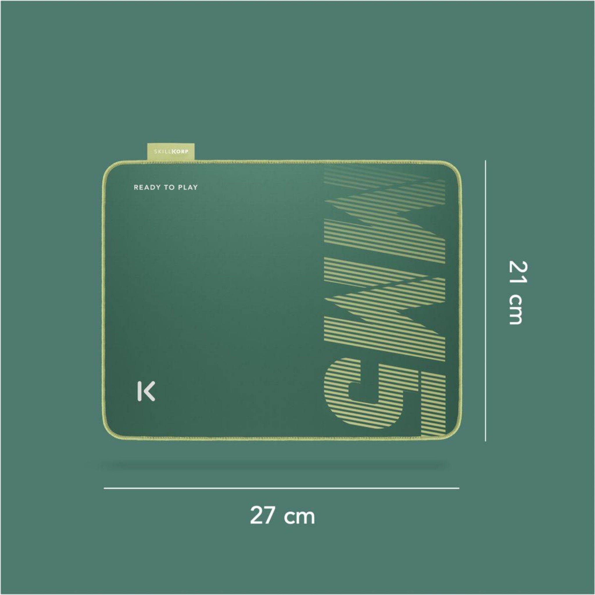 Voir la diapositive 5 : SKILLKORP Tapis de souris MM5 VERT Access