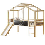 MERAX Lit mezzanine enfant. Coloris disponibles : Marron, Blanc