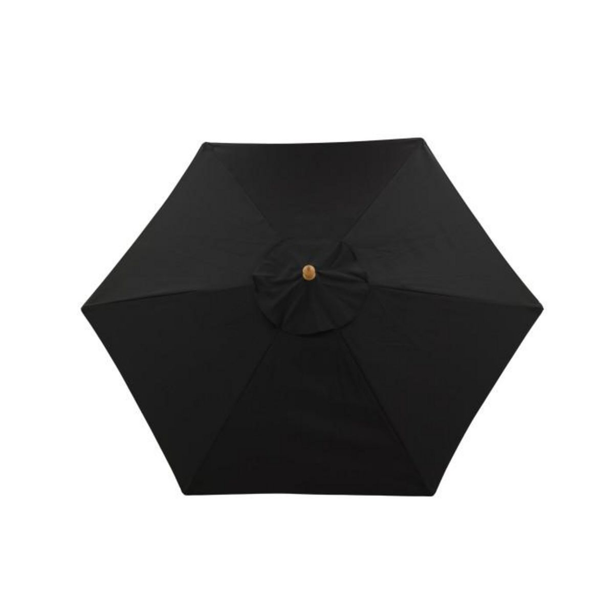 Paris Prix Parasol en Bois  Corypho  250cm Noir