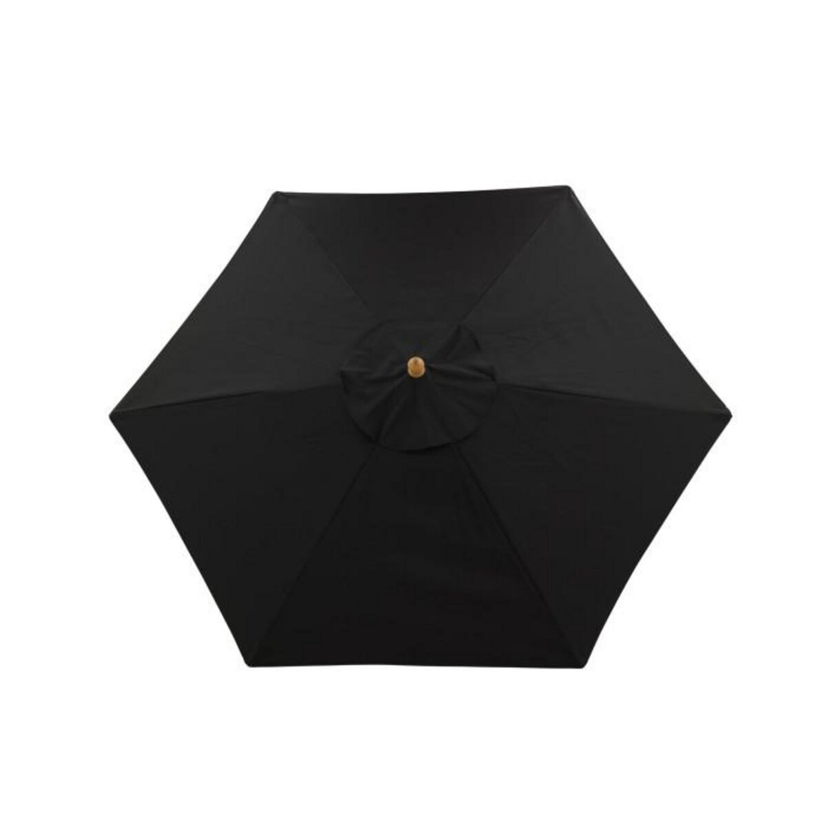 Paris Prix Parasol en Bois  Corypho  250cm Noir