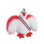 Voir la diapositive 1 : MAILOU Peluche Poule Fabrication Francaise