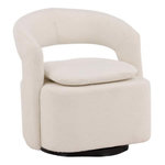Paris Prix Fauteuil Design Bouclette  Laurel  71cm Blanc