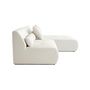Voir la diapositive 3 : LISA DESIGN Onyx - canapé modulable d'angle réversible 4 places - en tissu mailles 3d