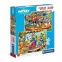 Voir la diapositive 1 : CLEMENTONI Clementoni - 2x60 pieces - Mickey et ses amis