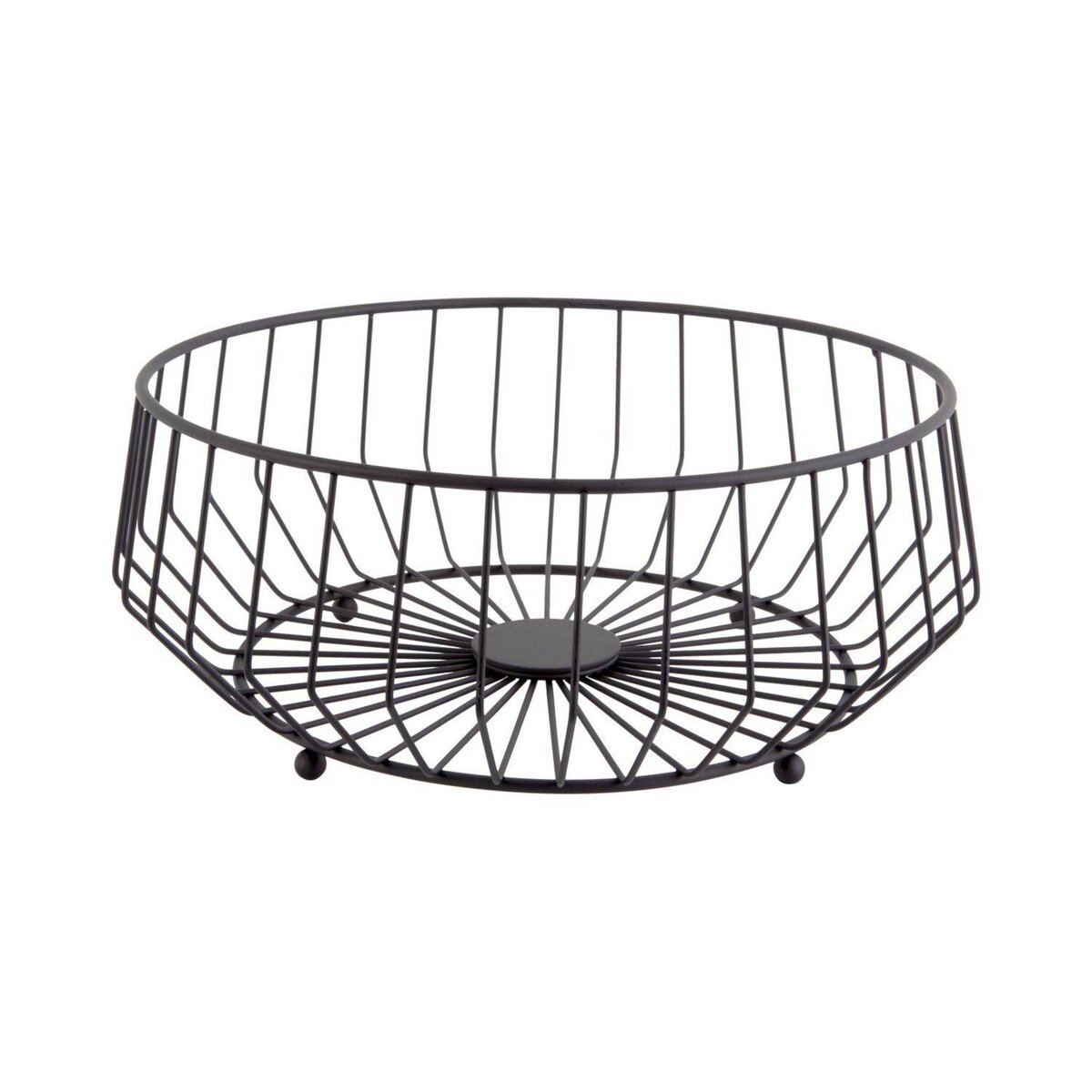 PRESENT TIME Corbeille à fruits design métal large Kink