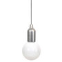 Voir la diapositive 1 : Paris Prix Lampe Suspension Led  Ampoule  110cm Argent