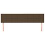 Voir la diapositive 3 : VIDAXL Tetes de lit 2 pcs Marron Fonce 90x5x78/88 cm Tissu