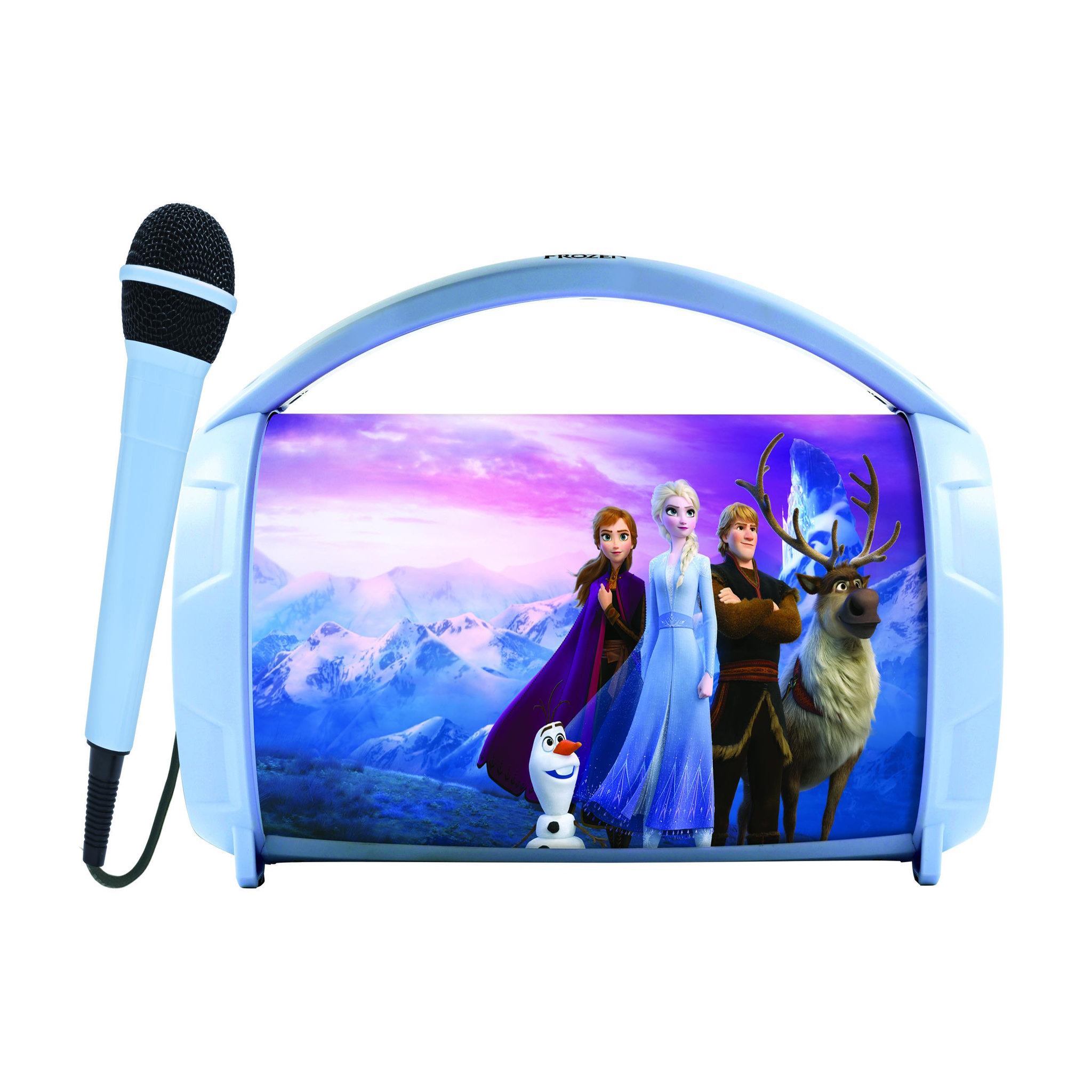 Lexibook Enceinte Bluetooth Lumineuse avec Micro La Reine des Neiges