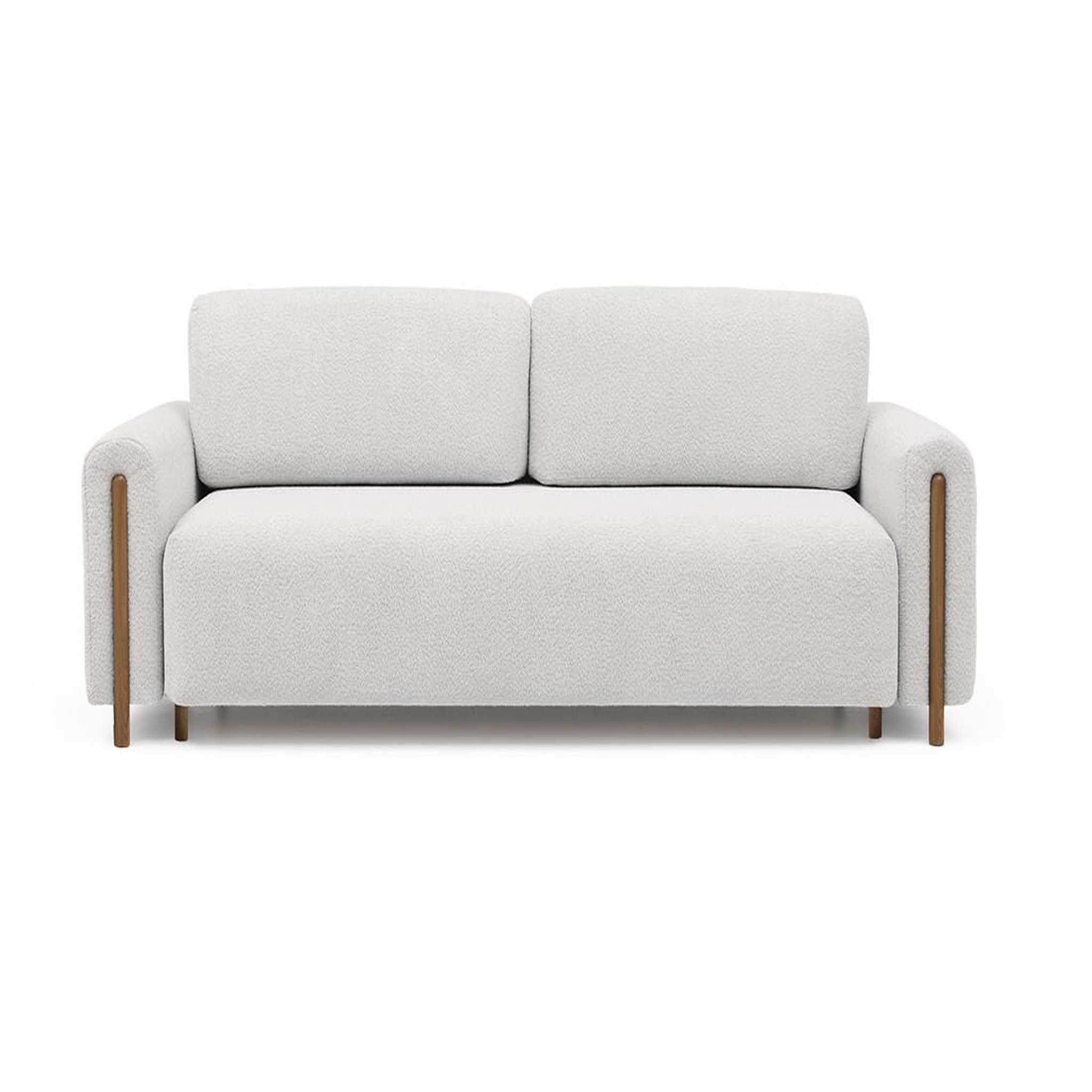 Voir la diapositive 1 : BEST MOBILIER Glendale - canapé droit 3 places - convertible avec coffre - en tissu bouclette