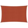 Voir la diapositive 2 : VIDAXL Voile d'ombrage 160 g/m^2 Terre cuite 3x4,5 m PEHD