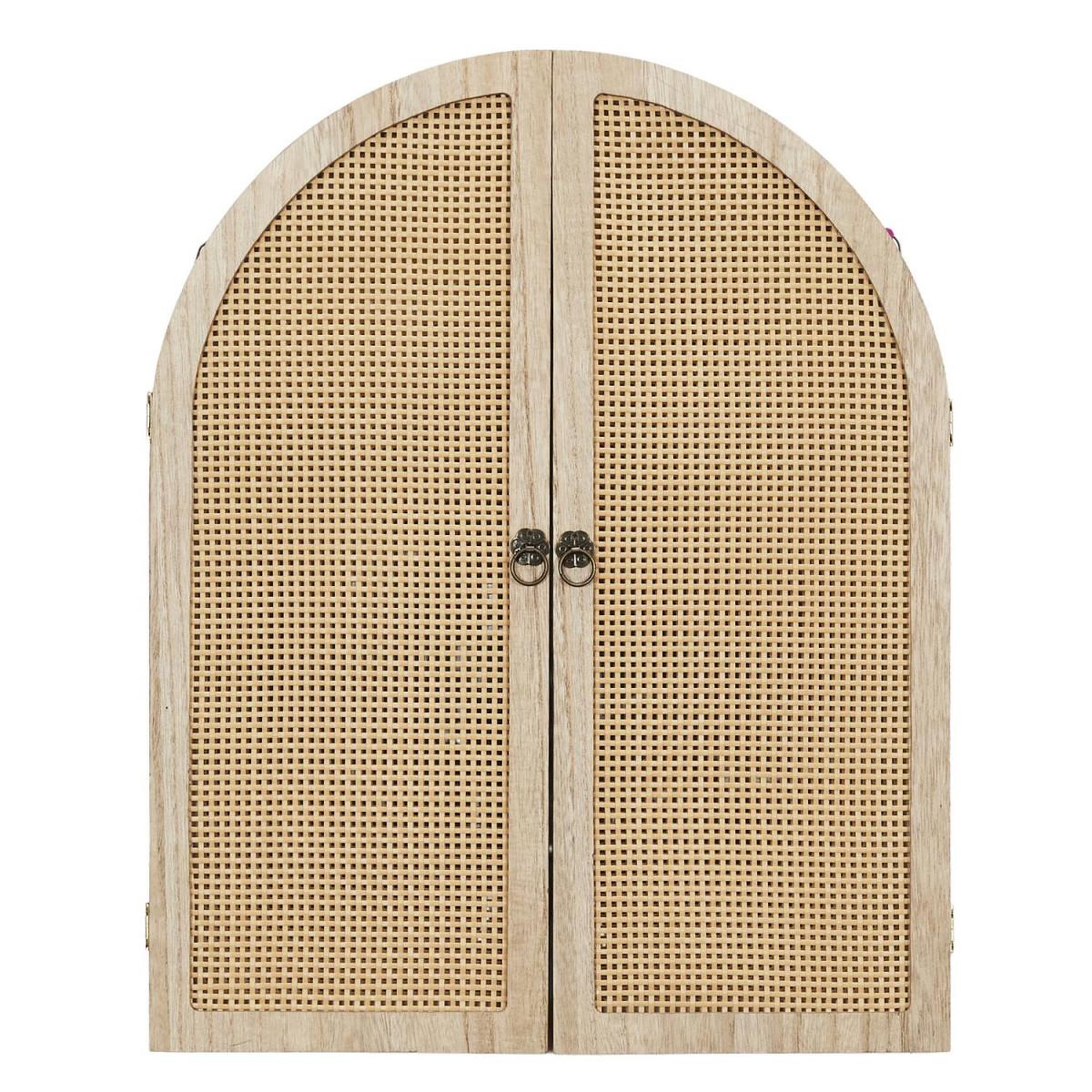 Voir la diapositive 2 : The Home Deco Factory Miroir Déco à Volets  Bali  50cm Naturel