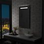 Voir la diapositive 1 : VIDAXL Miroir mural a LED pour salle de bains 60x100 cm