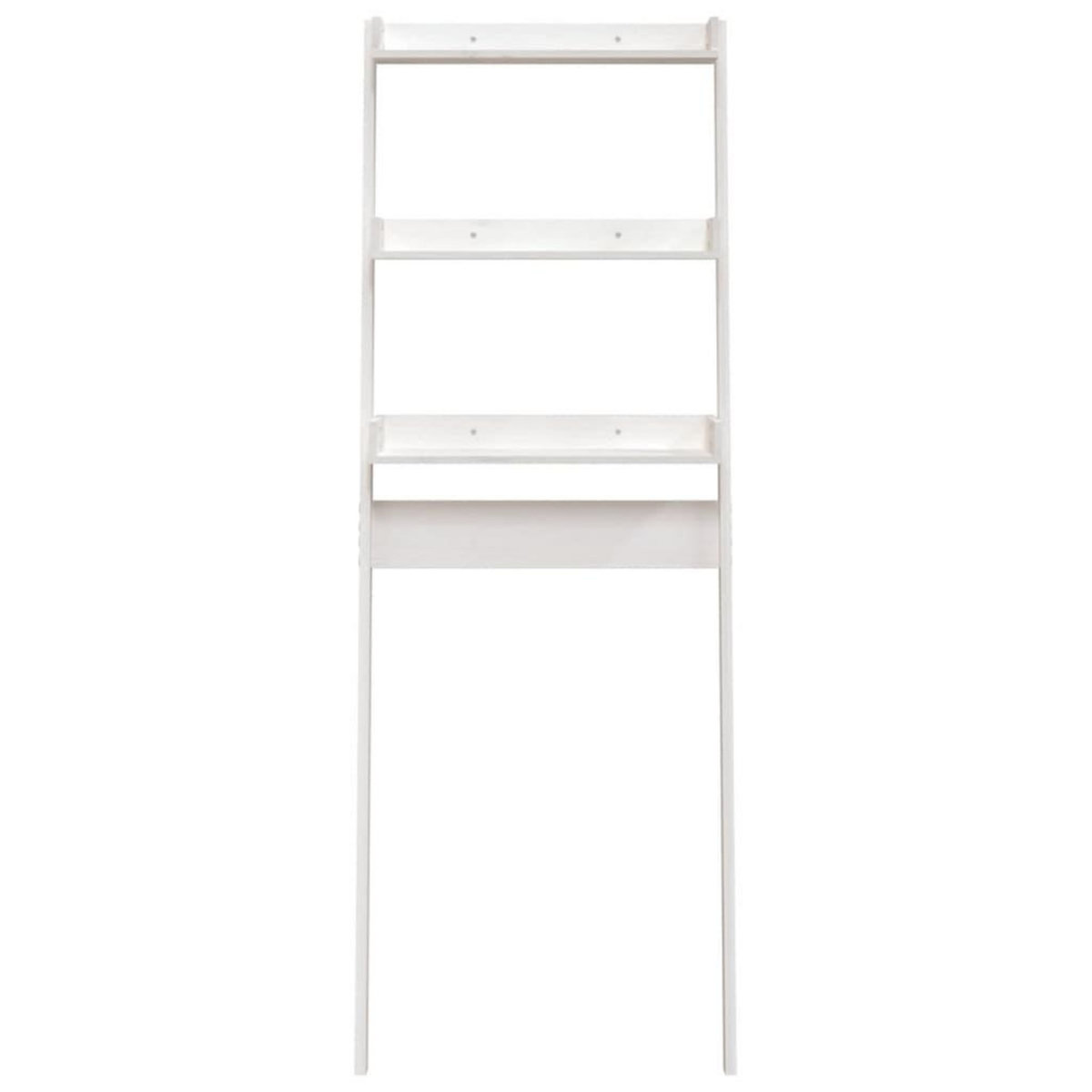 VIDAXL Etagere de toilette Blanc 63,5x32x179 cm Bois de pin massif
