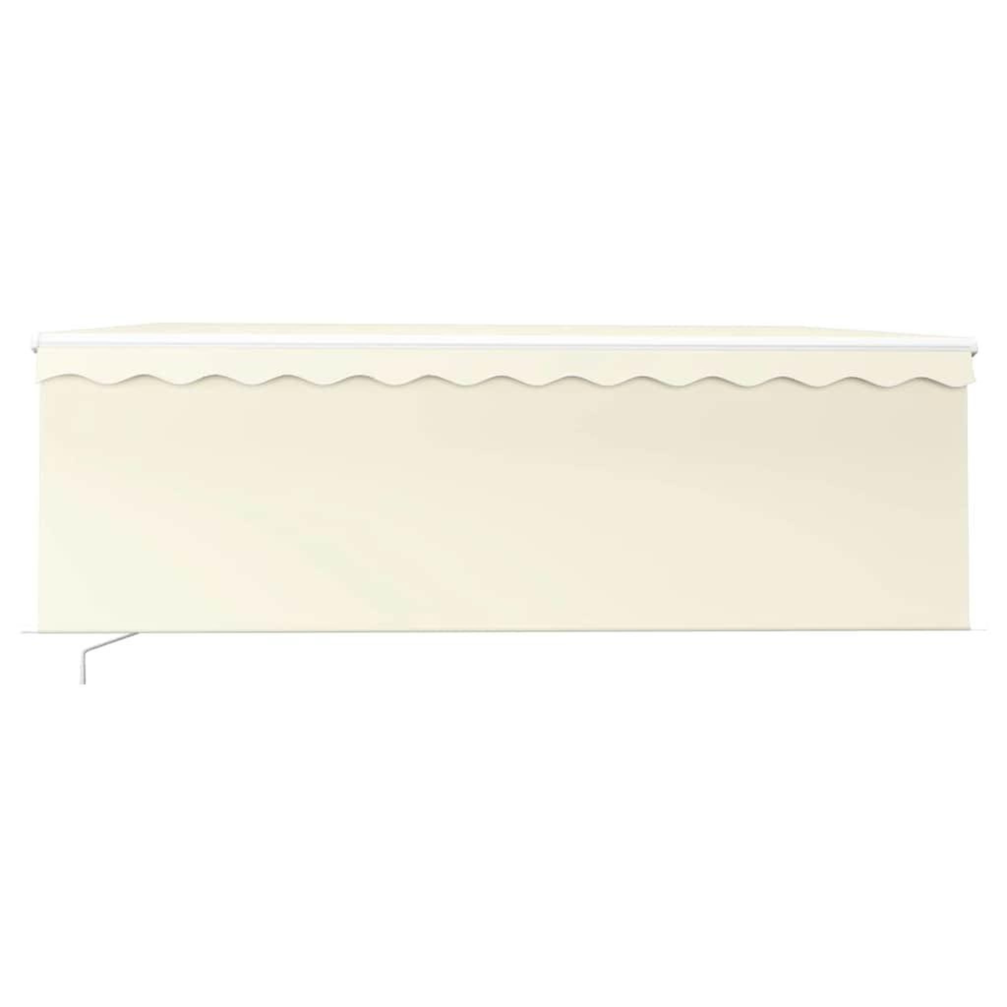 Voir la diapositive 4 : VIDAXL Auvent manuel 4 x 3 m Creme 100 % polyester