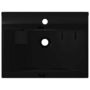 Voir la diapositive 3 : VIDAXL Vasque a poser en ceramique noir perçage pour la robinetterie 60x46cm