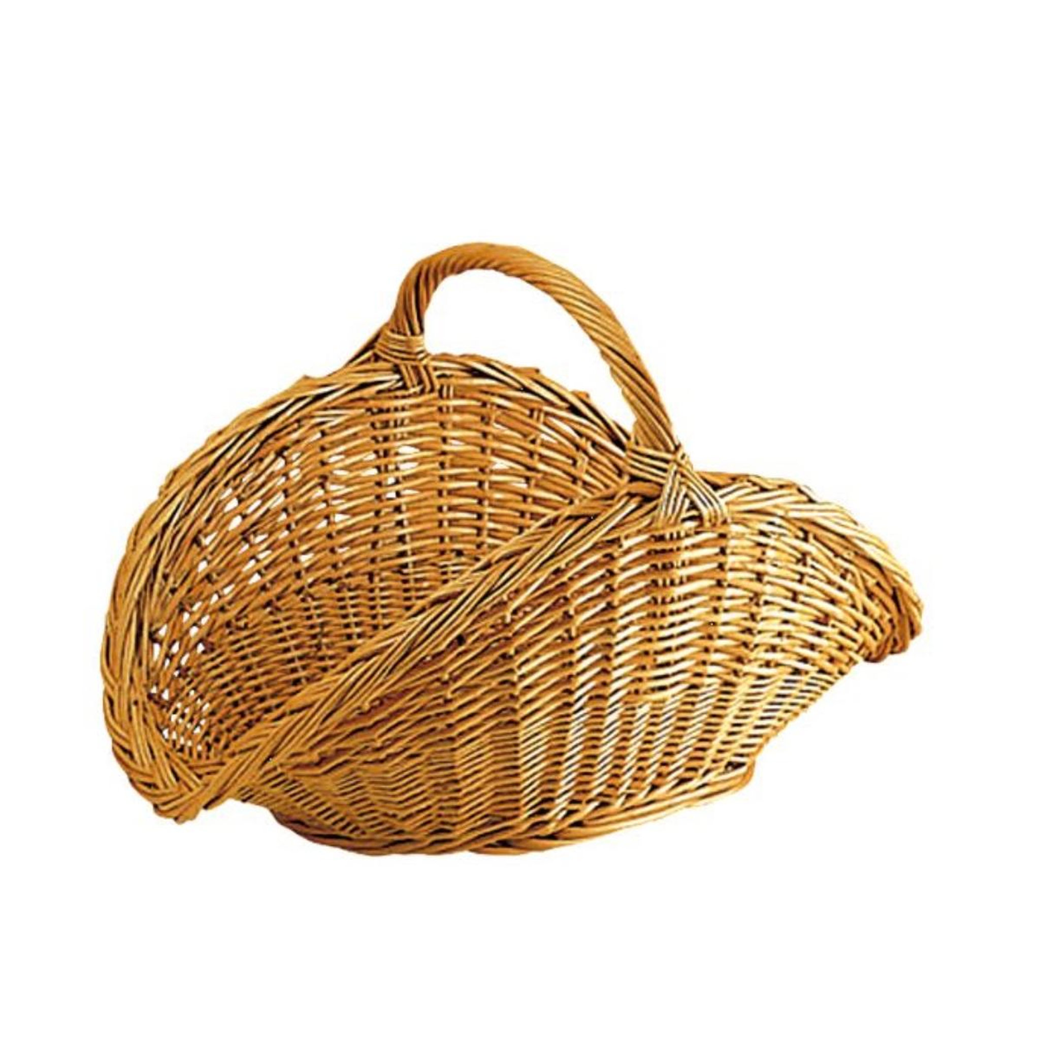 Voir la diapositive 2 : Aubry gaspard Panier à bûches en osier buff - PBU1330