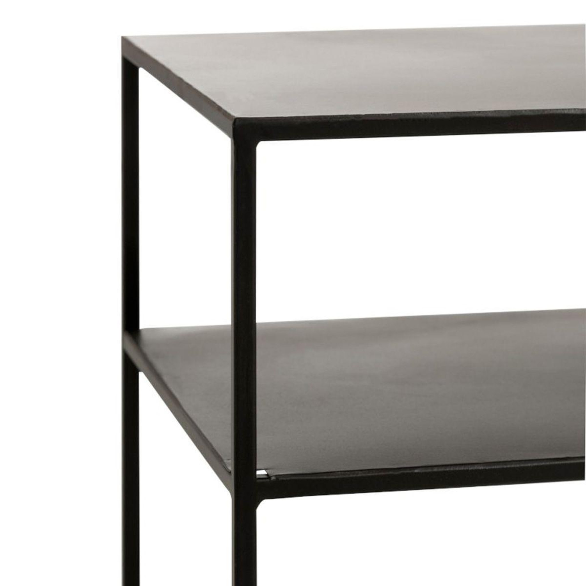 Voir la diapositive 5 : J-LINE Console design 2 niveaux  lovra  100cm noir