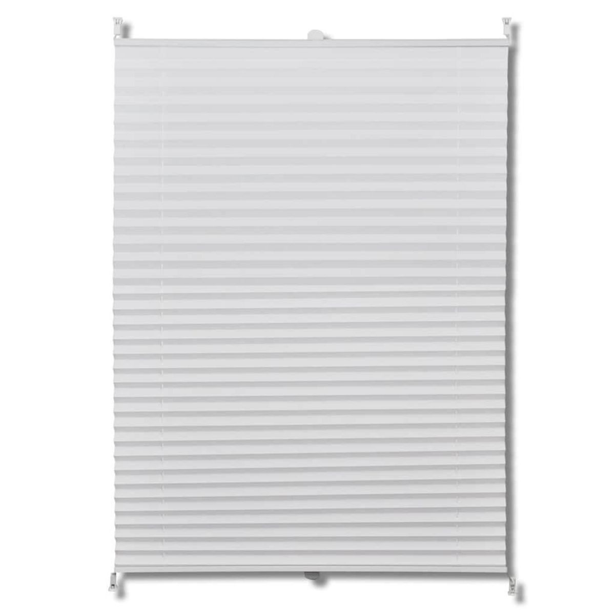 VIDAXL Store plisse 80x125 cm Blanc