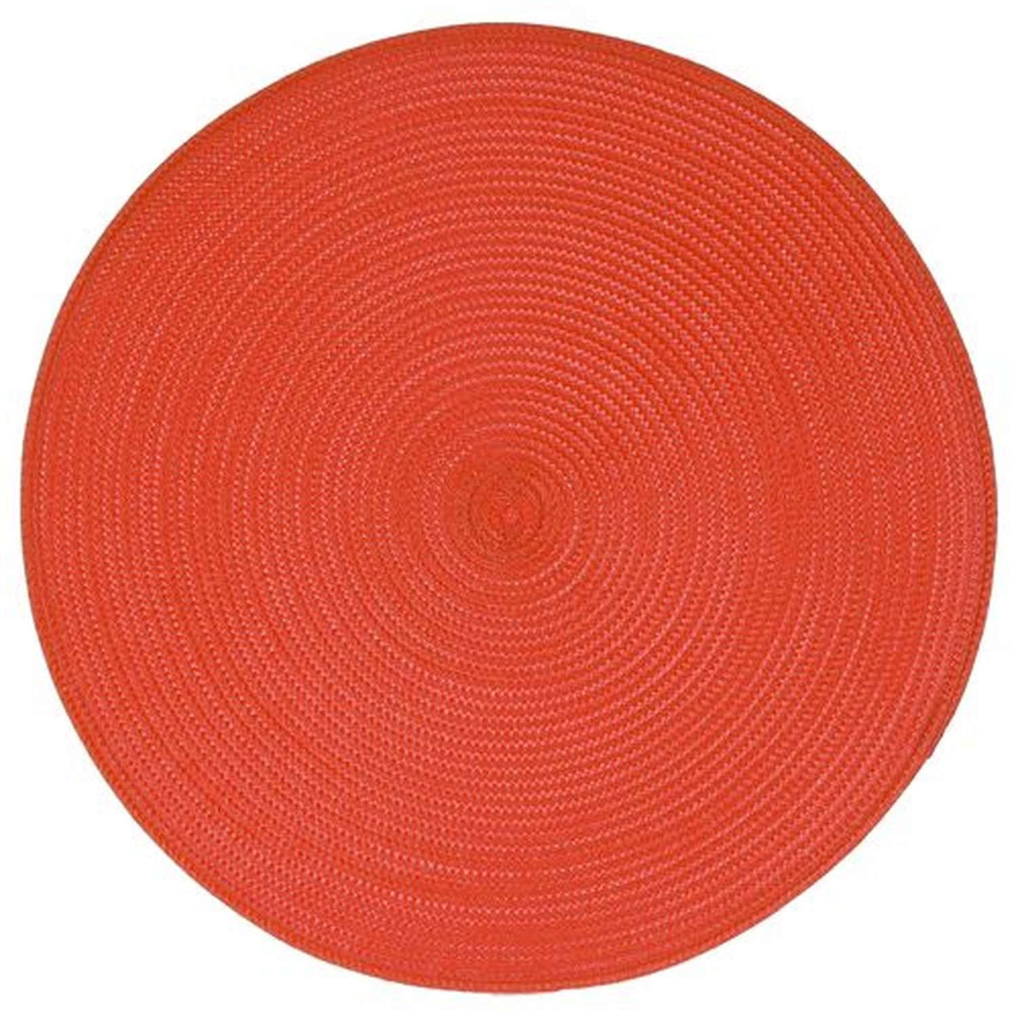 Voir la diapositive 1 : SECRET DE GOURMET Lot 6x Set de table Tressé Rond