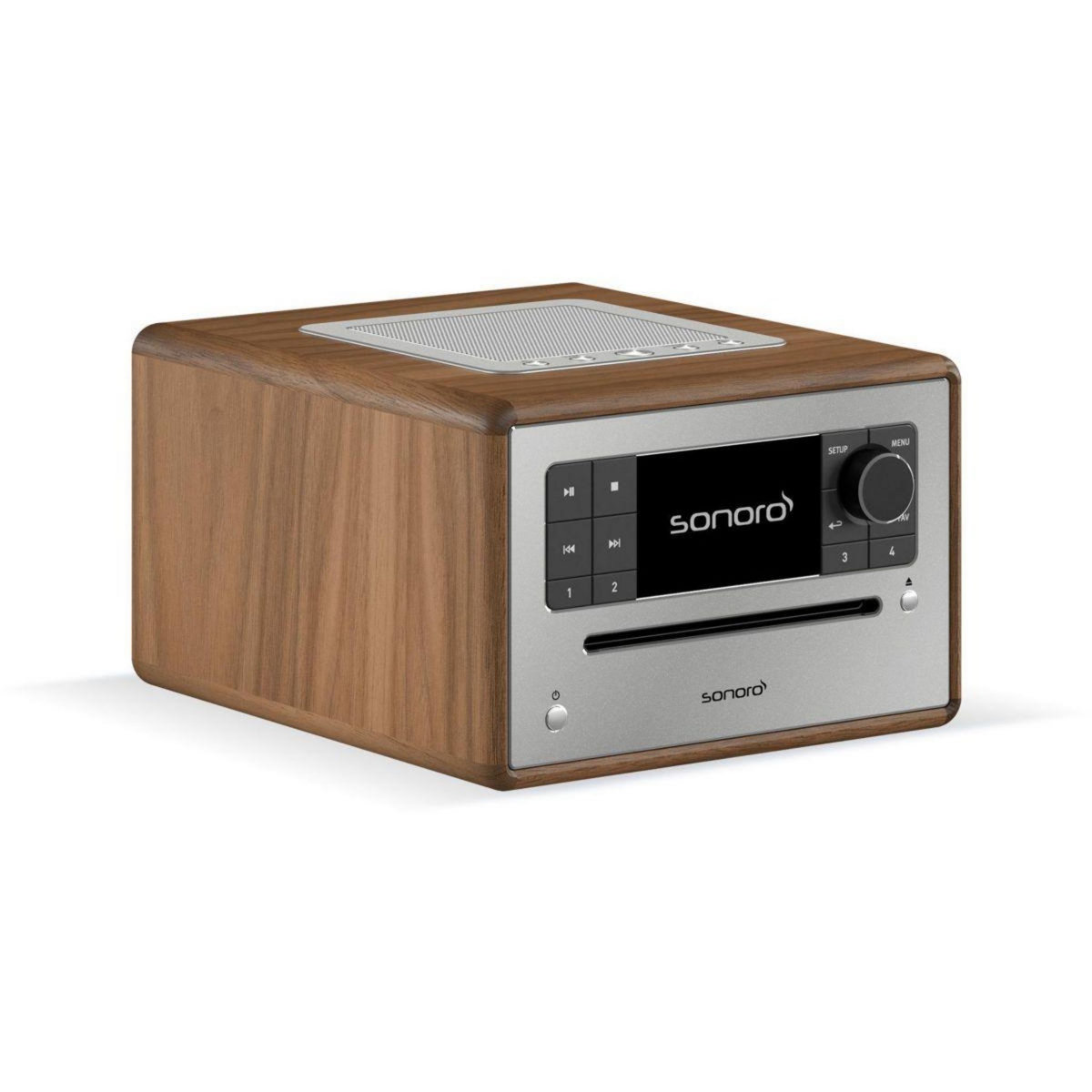 SONORO Chaîne HiFi ELITE Noyer-Argent