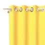 SOLEIL D'OCRE Rideau uni à oeillets infroissable 135x180 cm ALIX jaune radieux, par Soleil d'Ocre