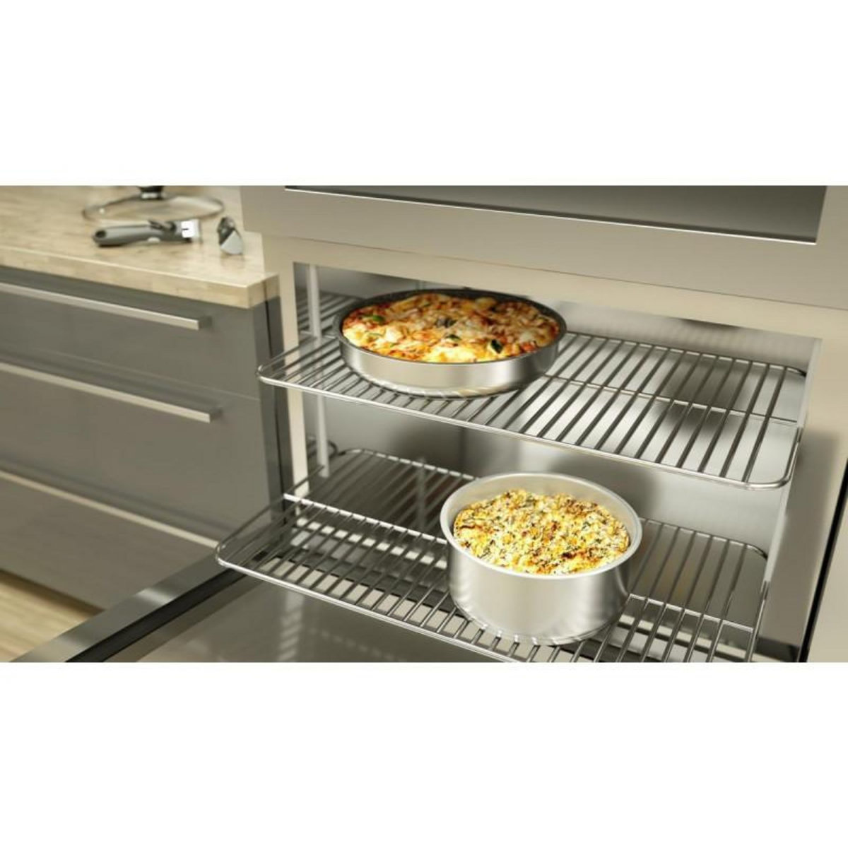 Backen Backen 391505, Set de Casseroles 16,18,20cm, Inox, 5 Pièces