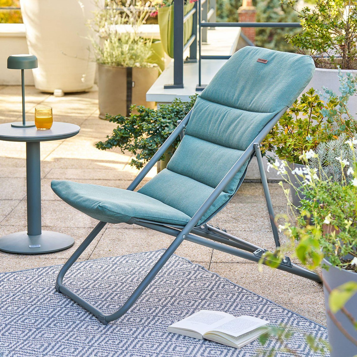 HESPERIDE Chilienne de jardin pliante NILLIA