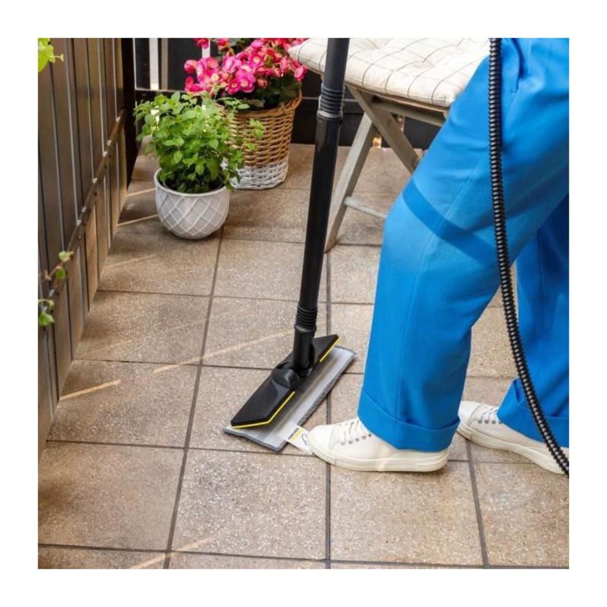 KÃ¤rcher KARCHER - Kit de 3 serpillieres (souple, abrasive et tres abrasive) pour buse sol - Compatible gamme nettoyeurs vapeur Easy Fix