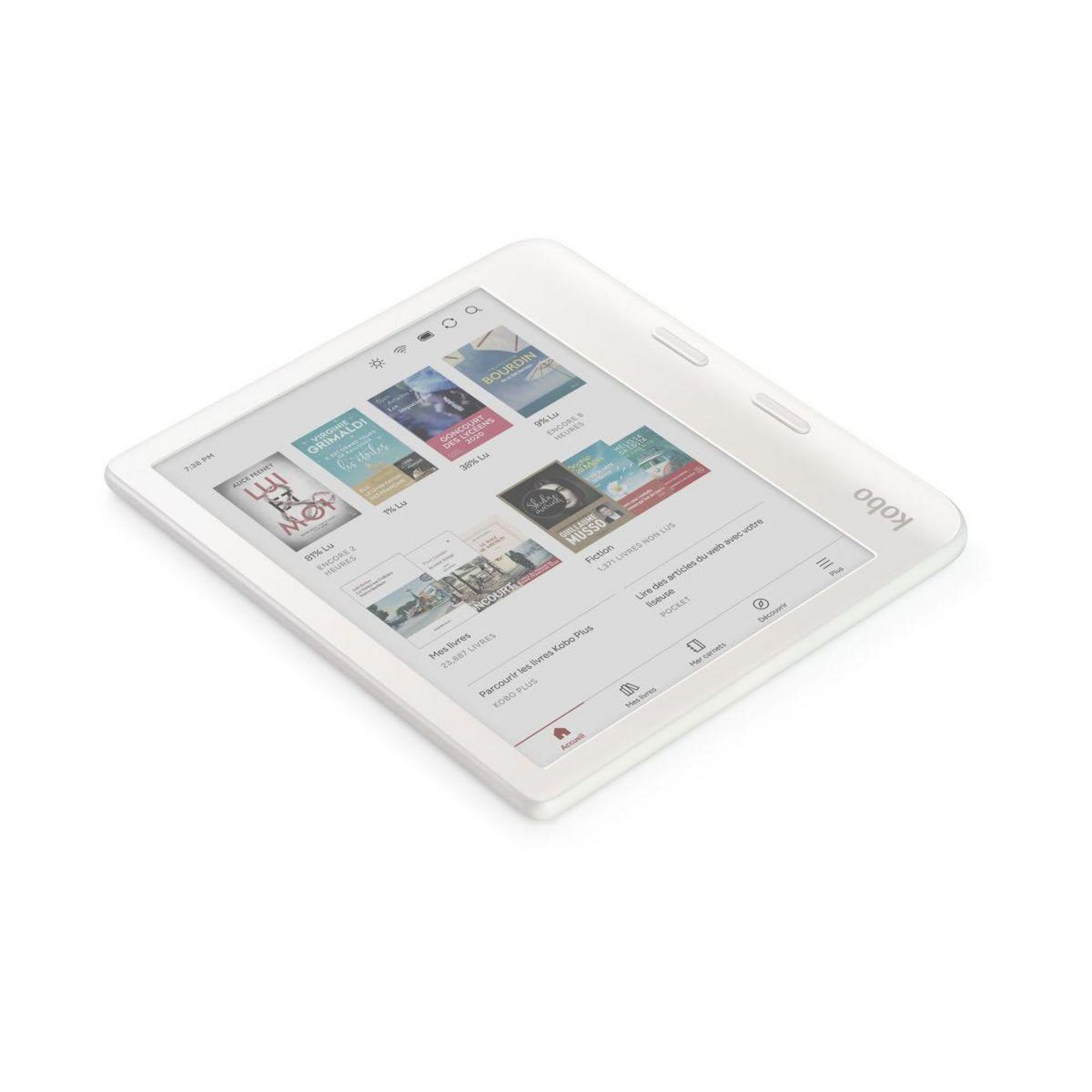 kobo Liseuse eBook Libra Colour Blanche