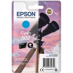 Epson Cartouche d'encre Originale 502 Cyan Série Jumelles - C13T02W24010