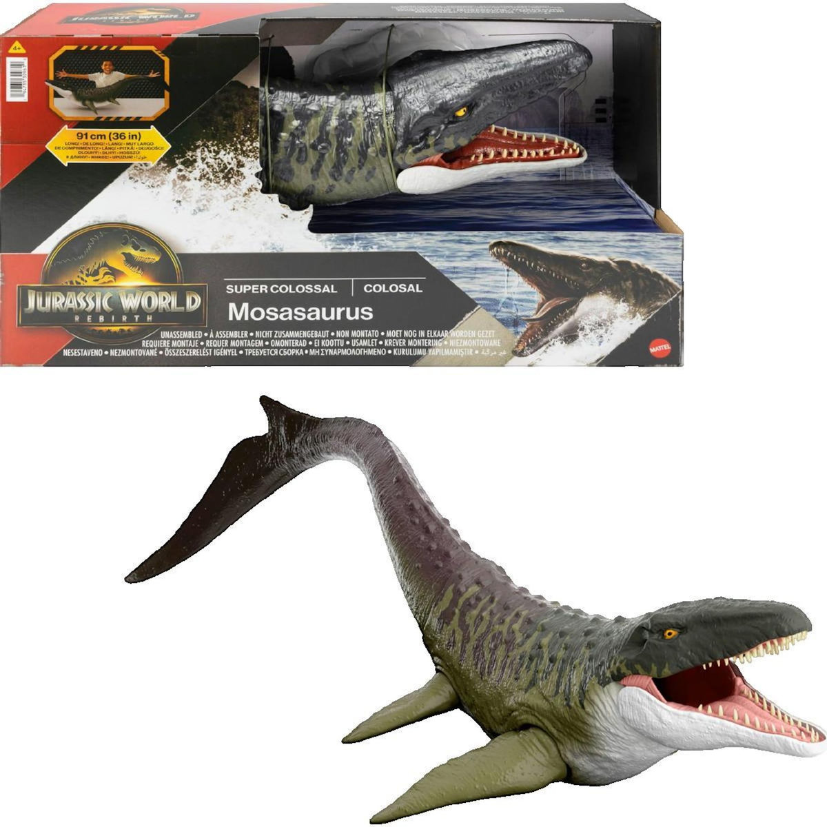 MATTEL Figurine Mattel Kolossalny Mosasaurus