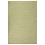 VIDAXL Tapis a tissage plat d'exterieur 120x170 cm Vert