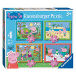 RAVENSBURGER Ravensburger - Peppa Pig Seasons Puzzle, 4in1 31146