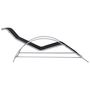 Voir la diapositive 5 : VIDAXL Chaises longues lot de 2 avec table aluminium noir