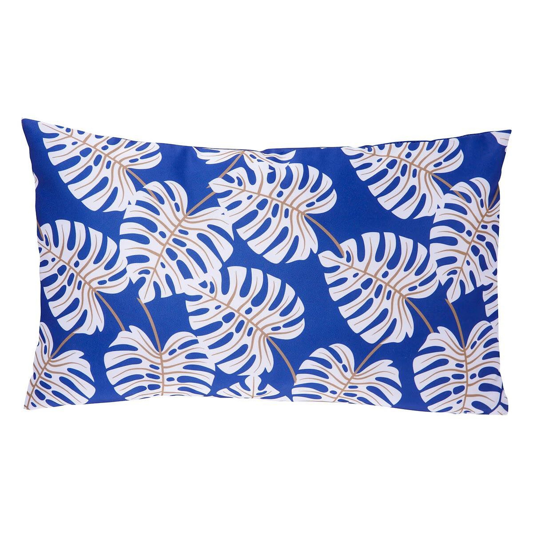 ATMOSPHERA Housse de coussin extérieur  falla  30x50cm bleu indigo