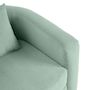 Voir la diapositive 5 : BEST MOBILIER Nuvia - canapé convertible déplimousse 1 place en velours texturé