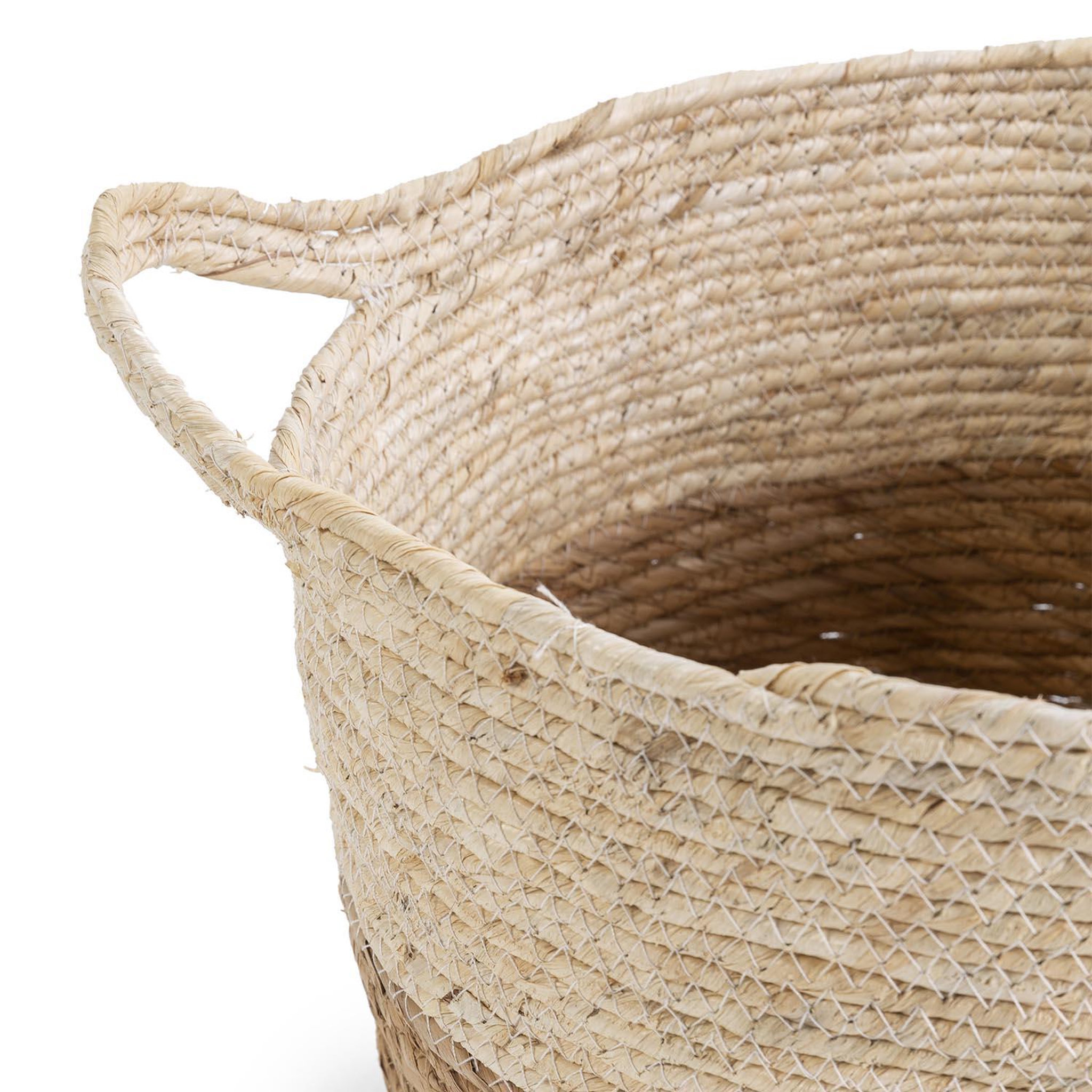 Voir la diapositive 4 : VS VENTA-STOCK Set de 3 paniers Brais fibre naturelle, blanc/naturel