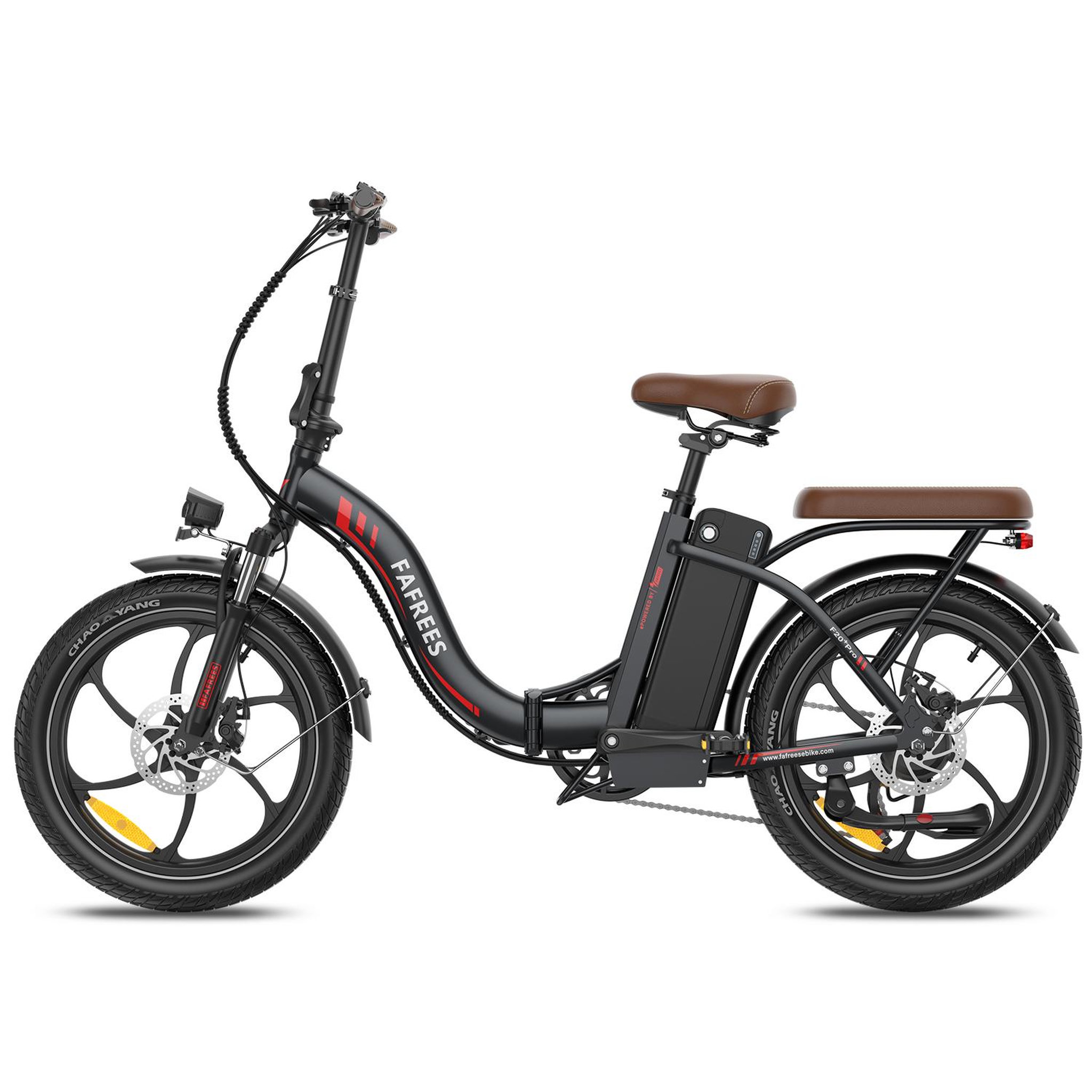Voir la diapositive 2 : FAFREES Vélo électrique pliable de ville fafrees f20+ pro