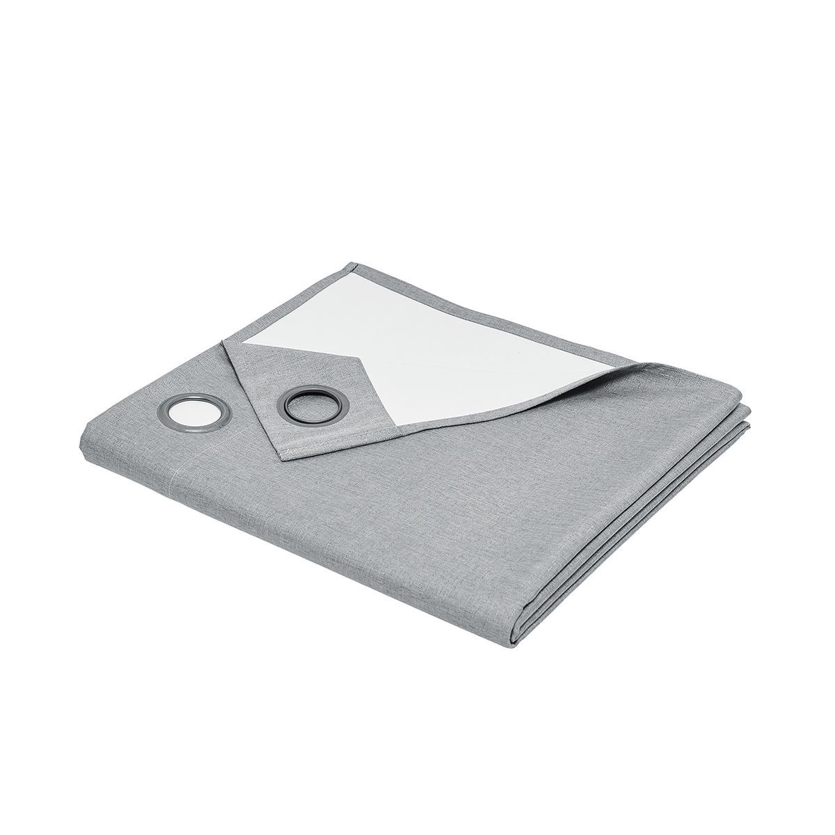 TODAY Rideau uni occultant effet Lin à oeillets