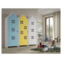 Voir la diapositive 2 : Vipack Combinaison D'armoires 3 Parties Casami Bruges bleu jaune blanc